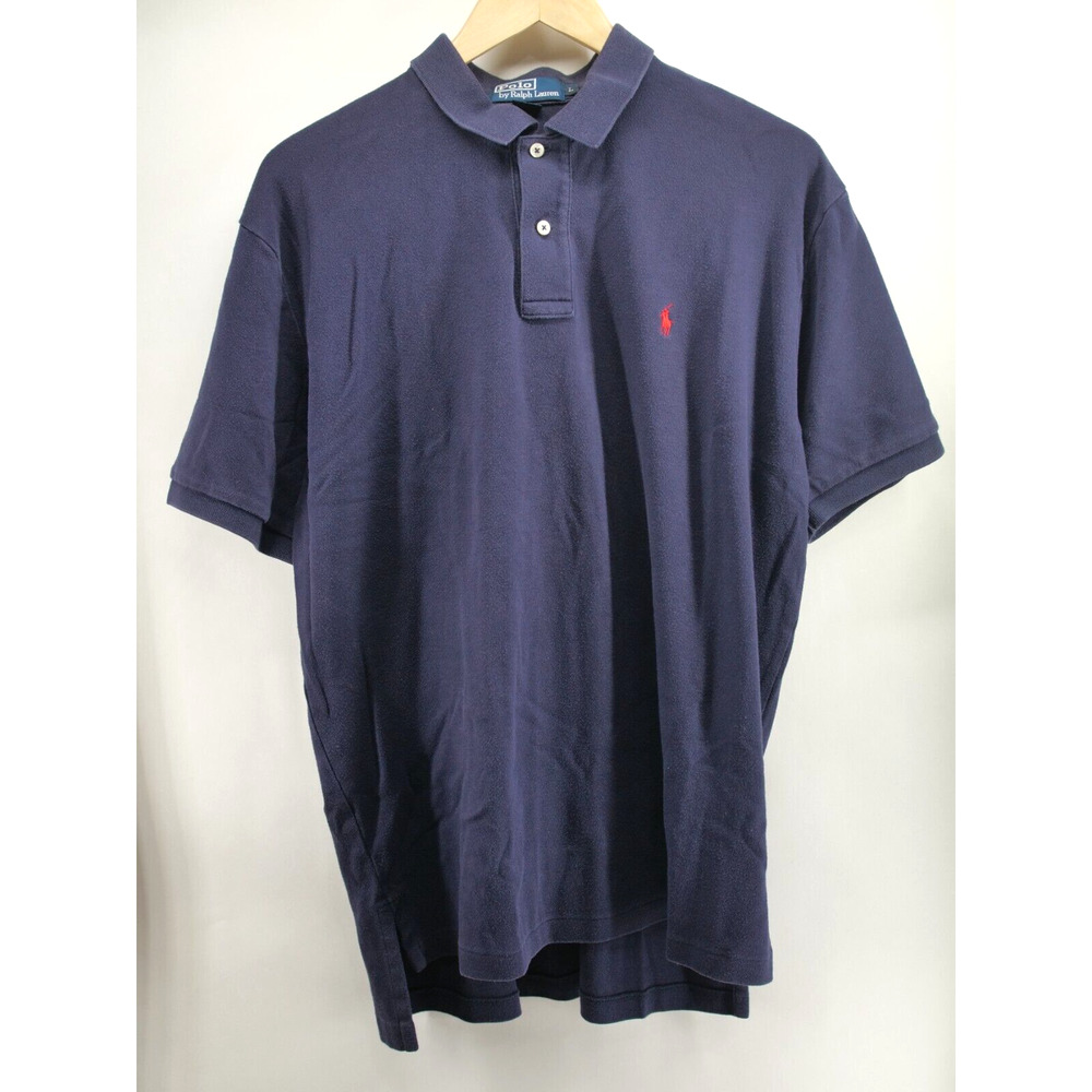 Ralph Lauren Polo Shirt Men's Size Large‎ Dark Purple Short Sleeve